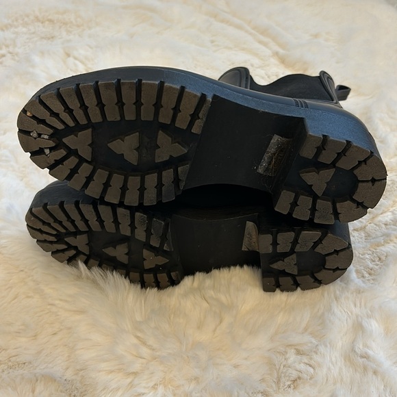 Jeffrey Campbell Cloudy Rain Boots Black - Picture 7 of 10